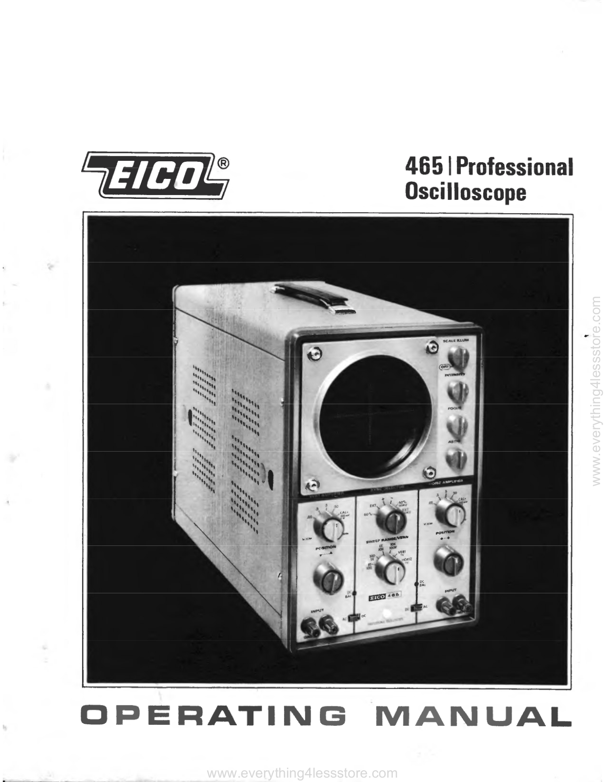 Eico 465 User Manual