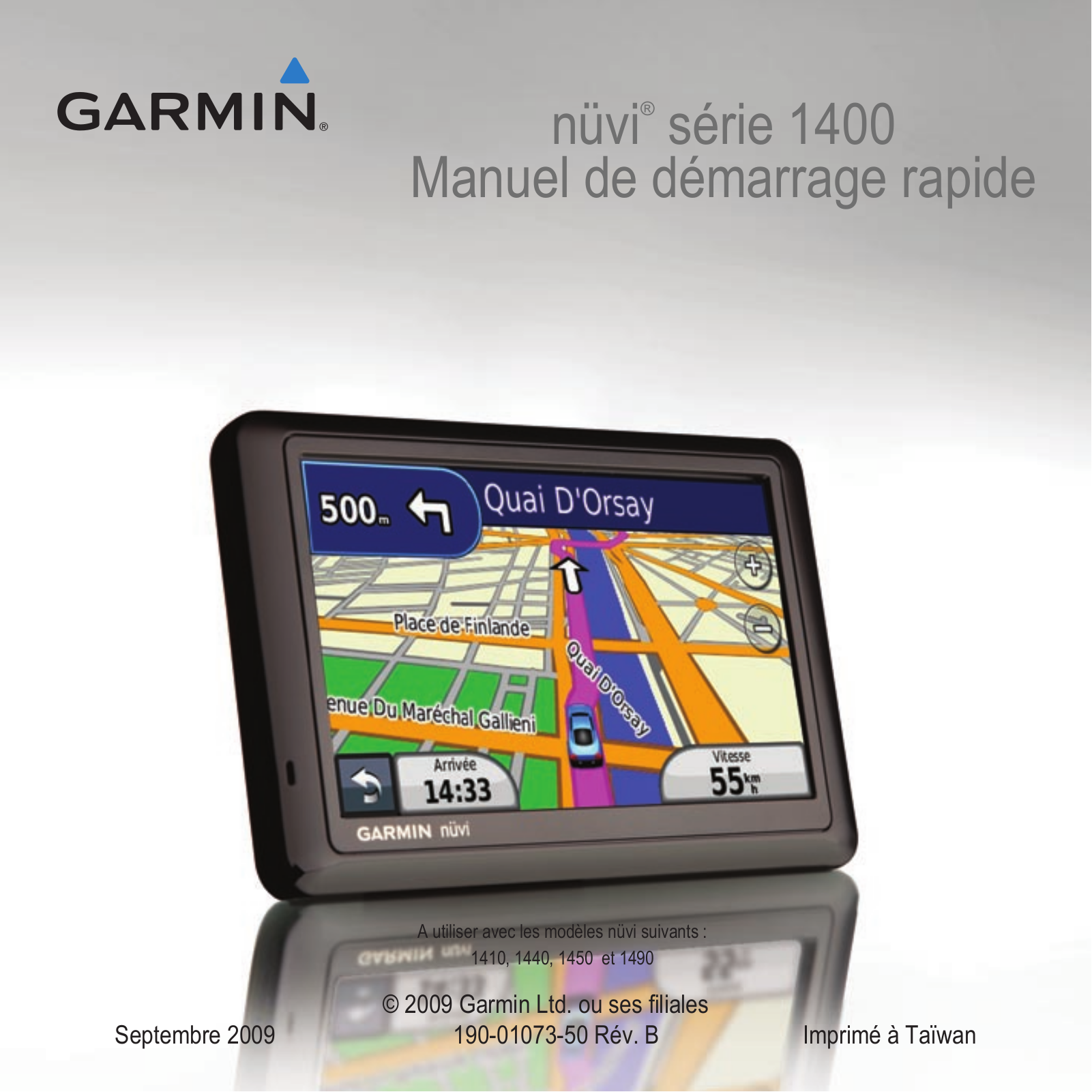 Garmin nüvi 1490LMT, nüvi 1490T, nüvi 1450, nüvi 1410, nüvi 1450LMT User Manual