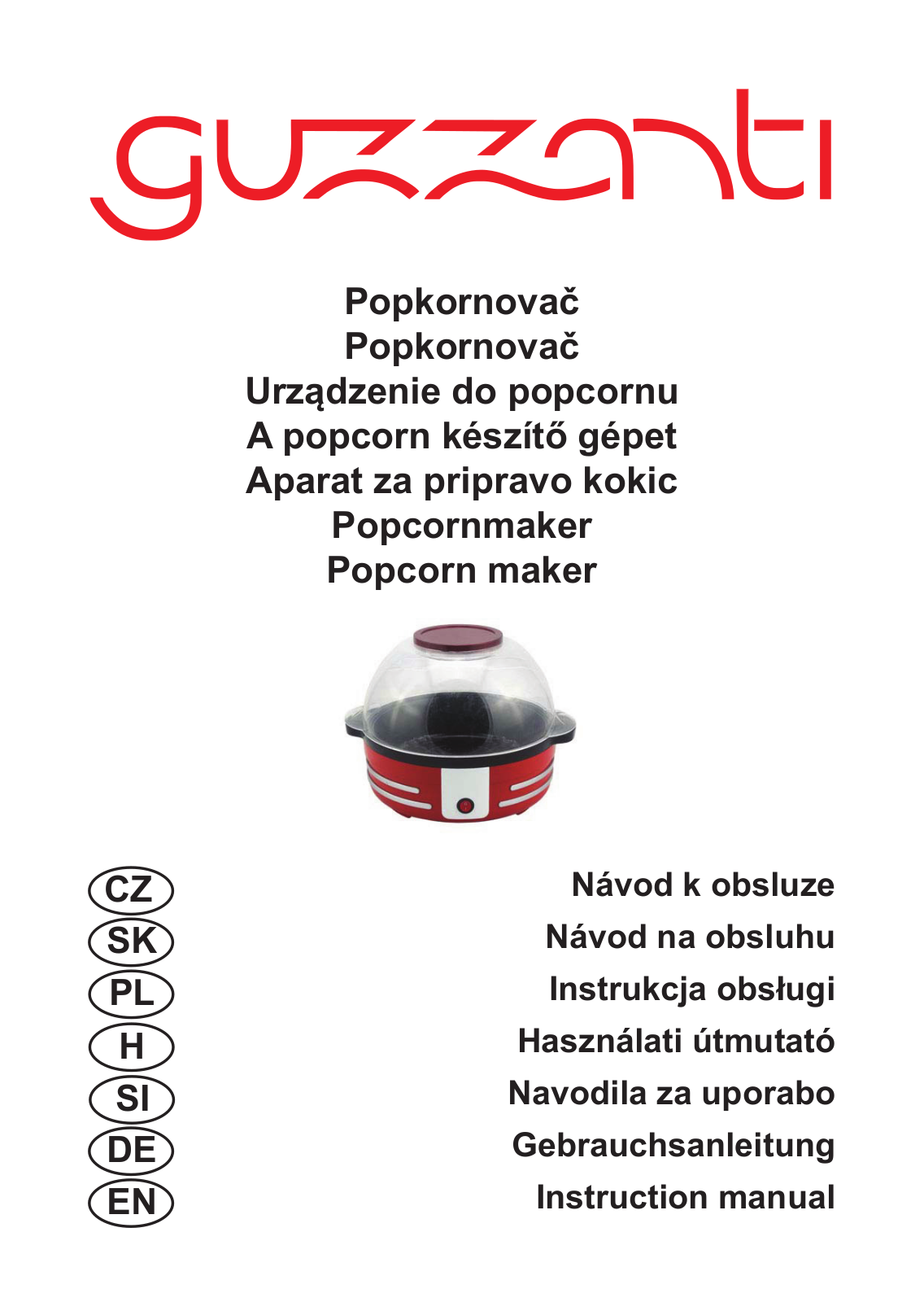 Guzzanti GZ 135 User Manual