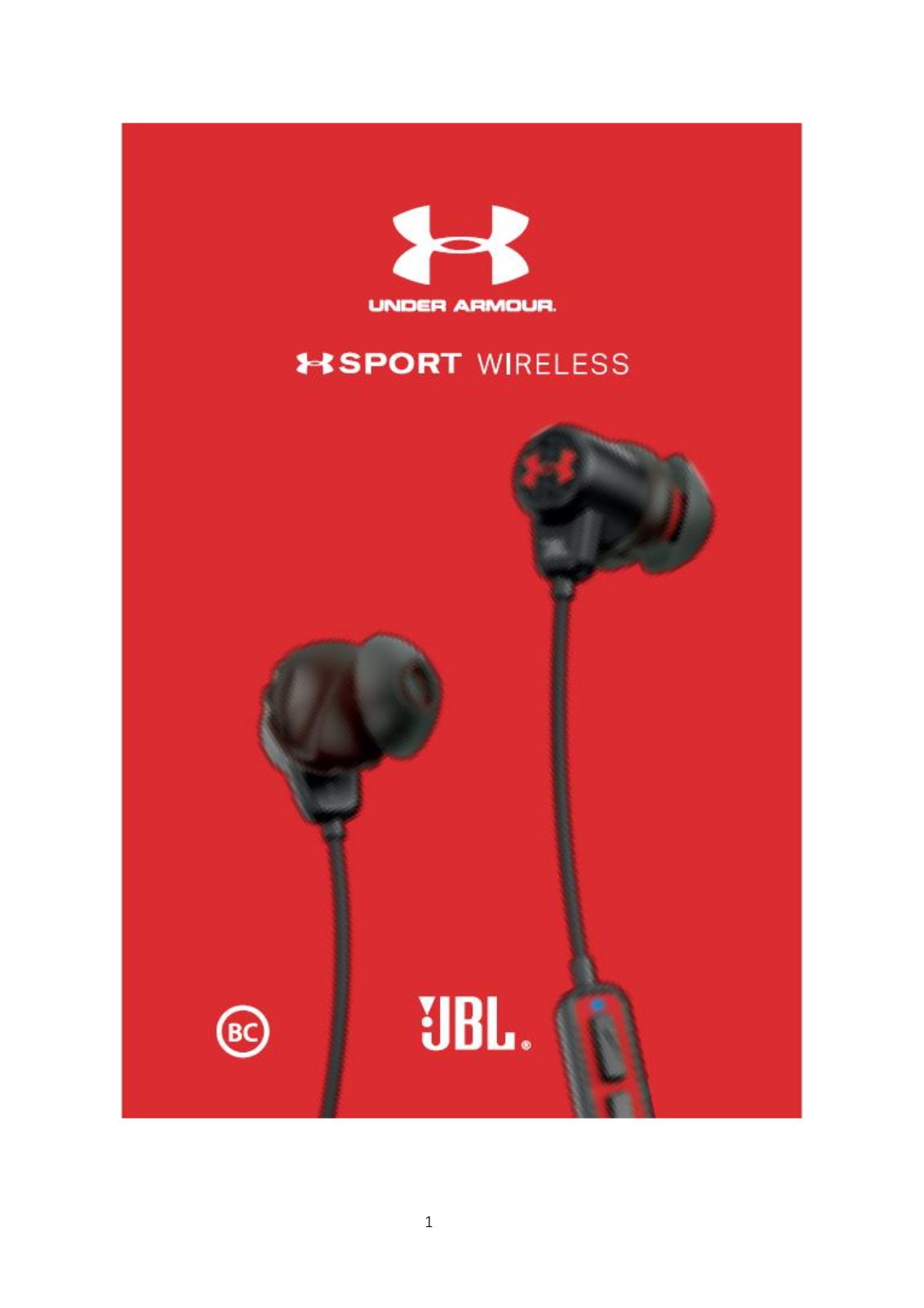 JBL UA BT User Manual