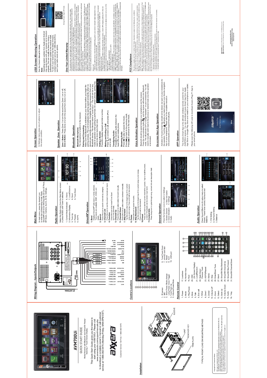 FengShun Peiying Electro Acoustic AVM700UI User Manual