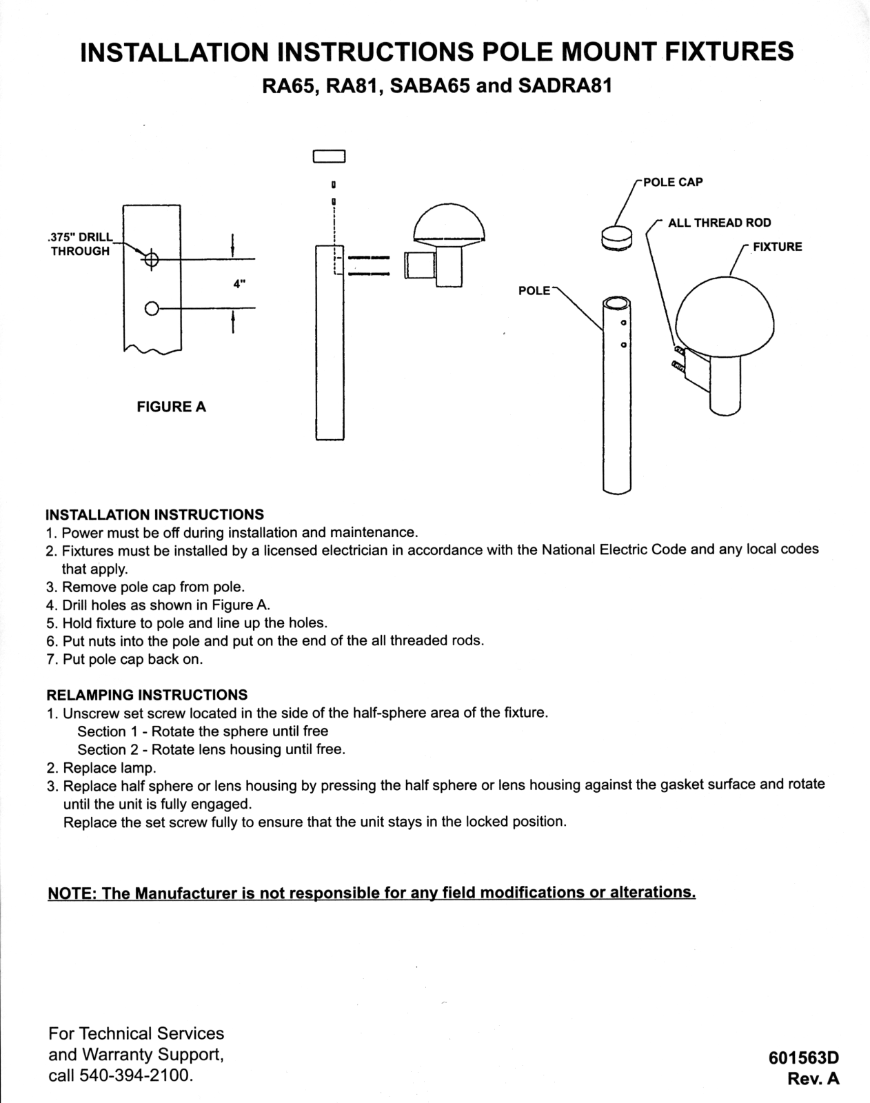 Hubbell Lighting RAXX User Manual