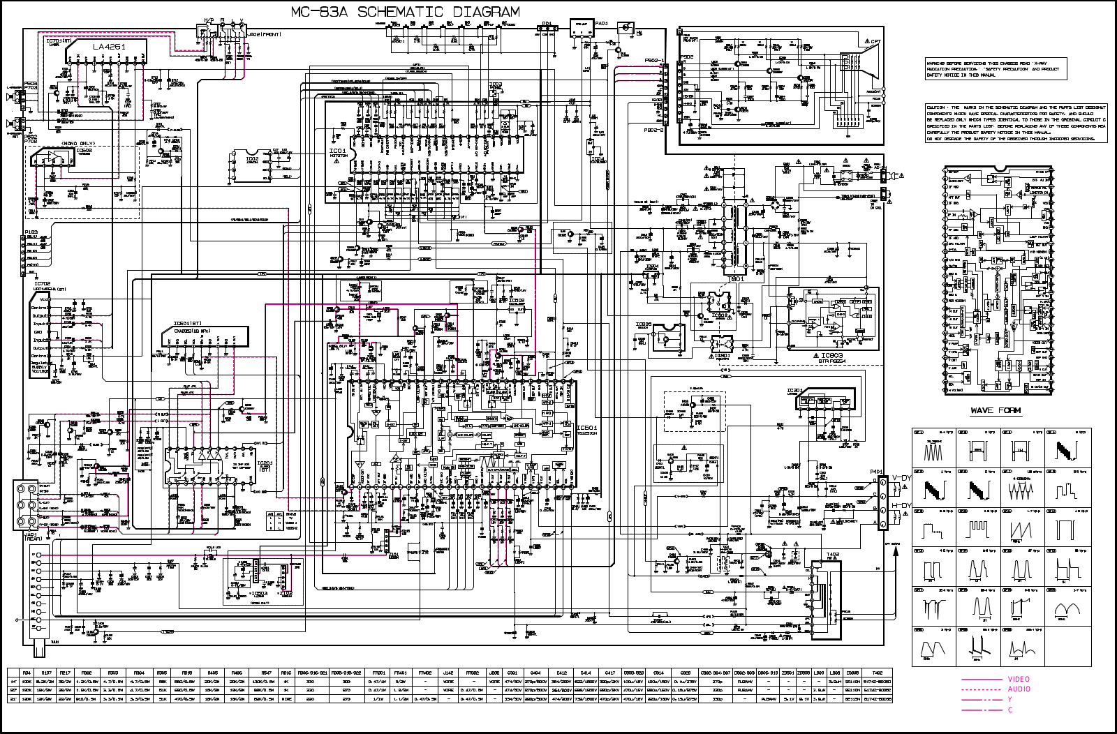 lg MC83A Diagram