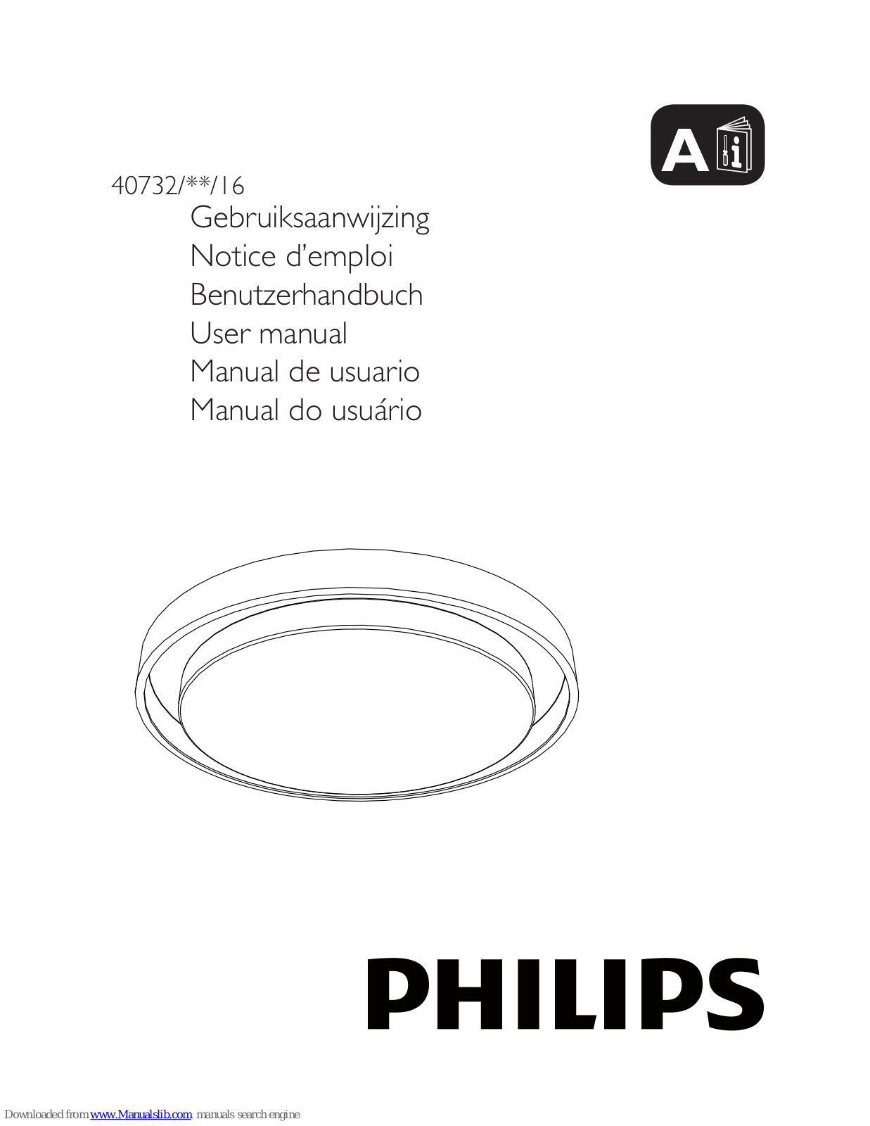 Philips 40732-17-16, 40732-86-16, 40732/**/16 User Manual