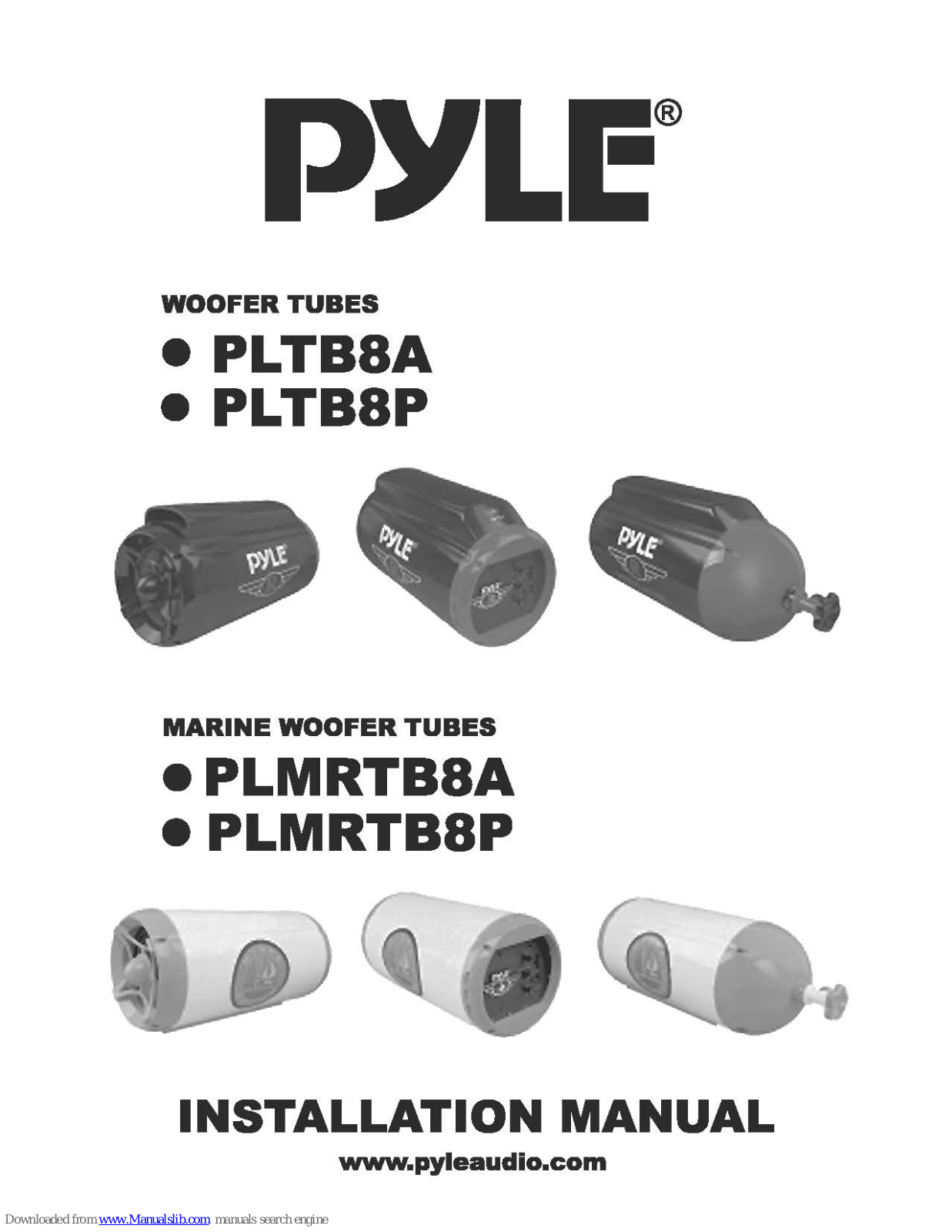 Pyle PLMRTB8B Installation Manual - ManualMachine.com
