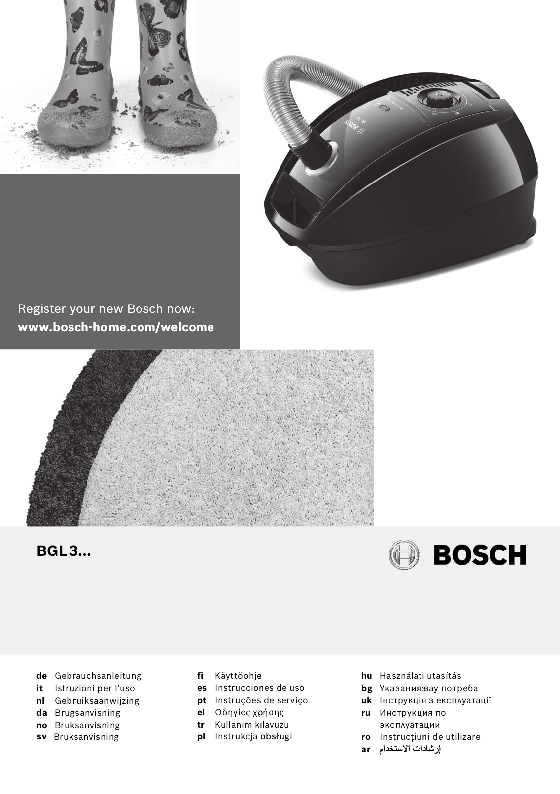 Bosch BGL3A330 User Manual