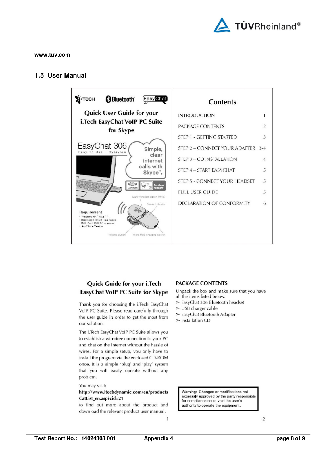 i Tech Dynamic C51 B115 XX User Manual