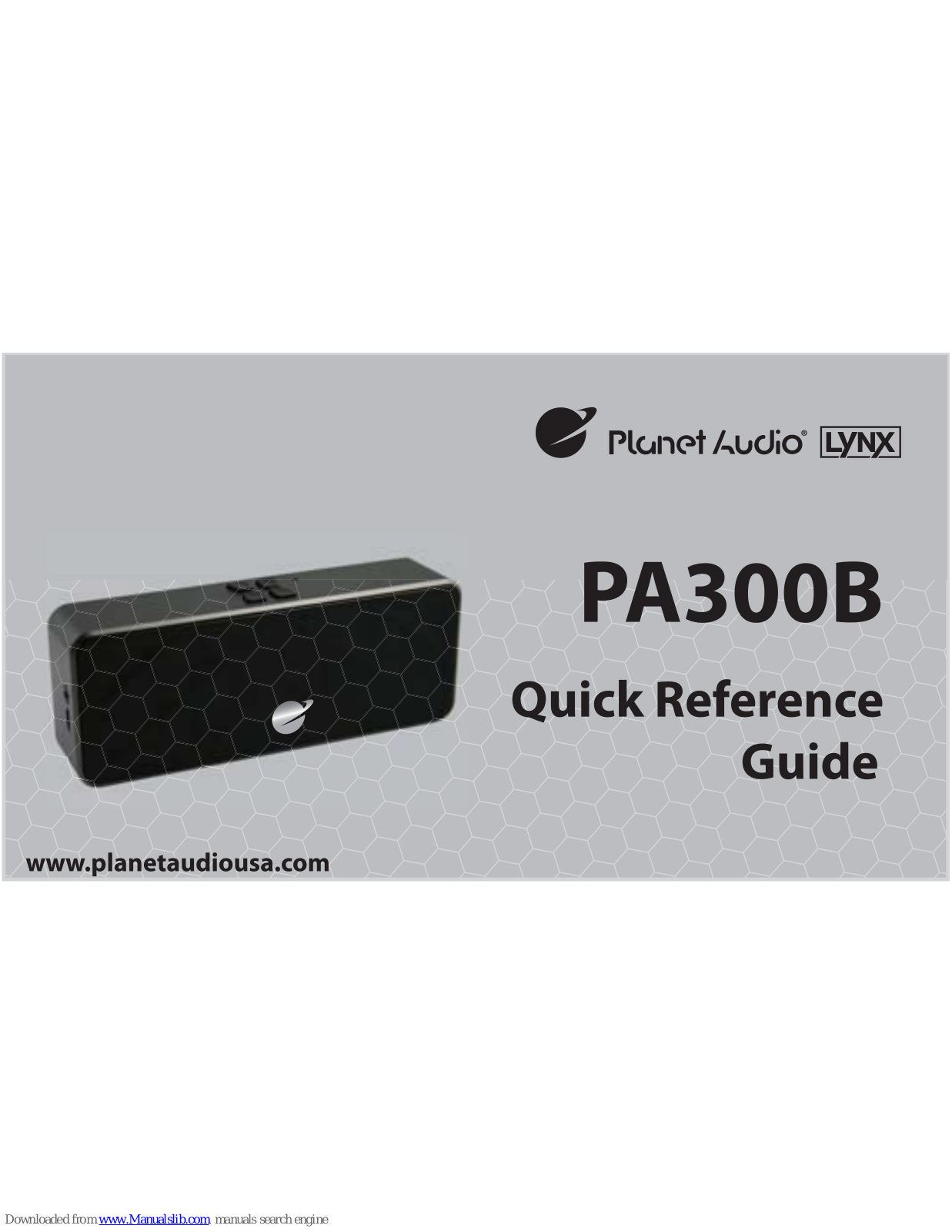 Planet Audio AC1000.2, AC1200.2, AC1600.4, AC2400.4, AC1800.5 Quick Reference Manual