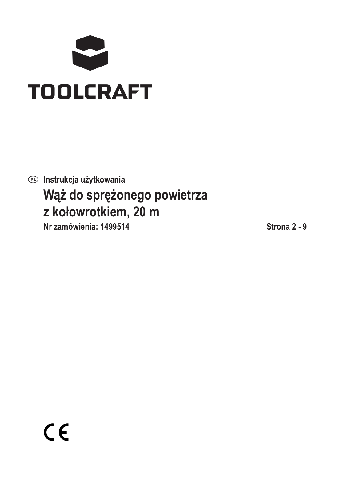 TOOLCRAFT 1499514 Instructions