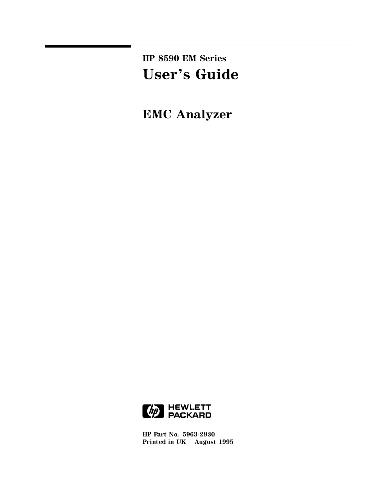 Keysight (Agilent) 8591EM User Guide