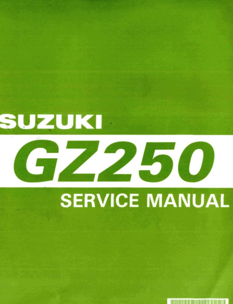 Suzuki gz250 User Manual