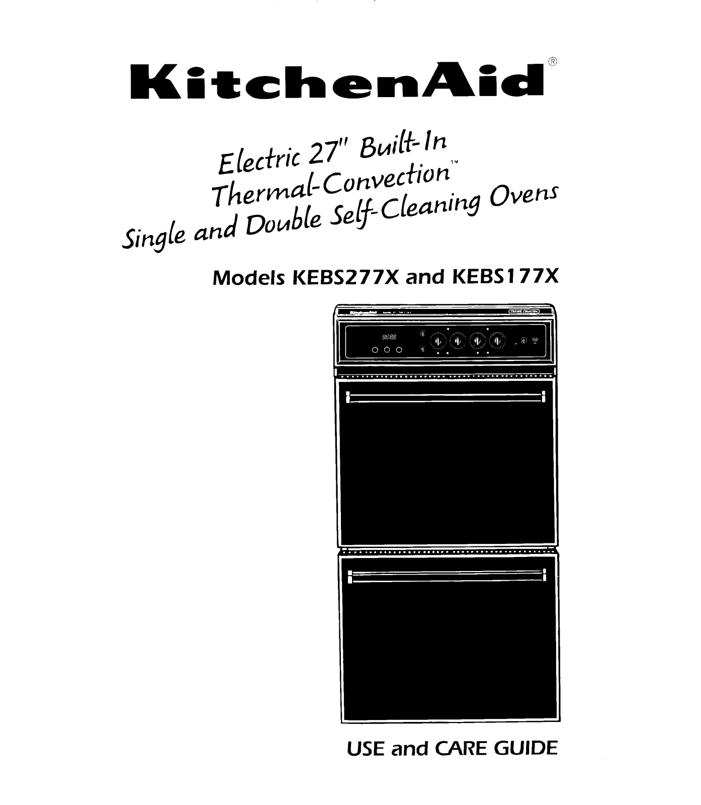 KitchenAid KEBS277X, KEBS177X User Manual