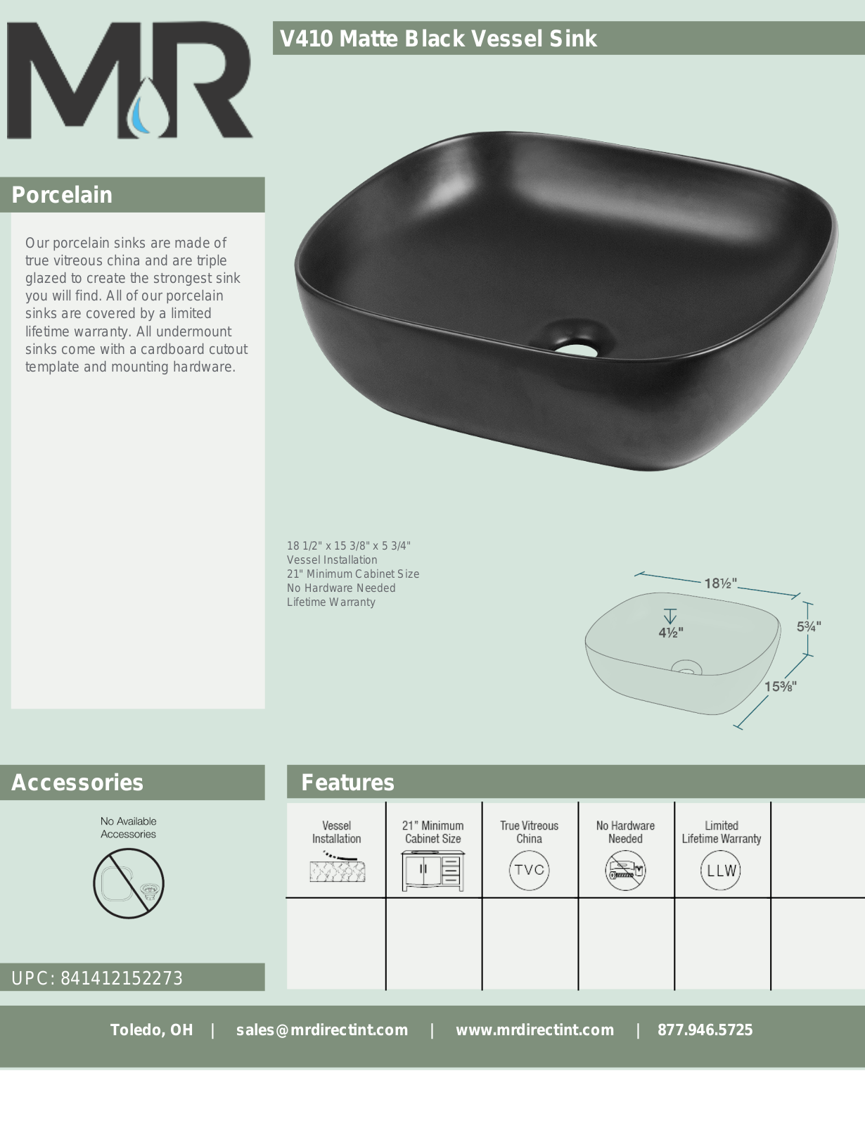 MR Direct MRDR2202 Specifications - ManualMachine.com