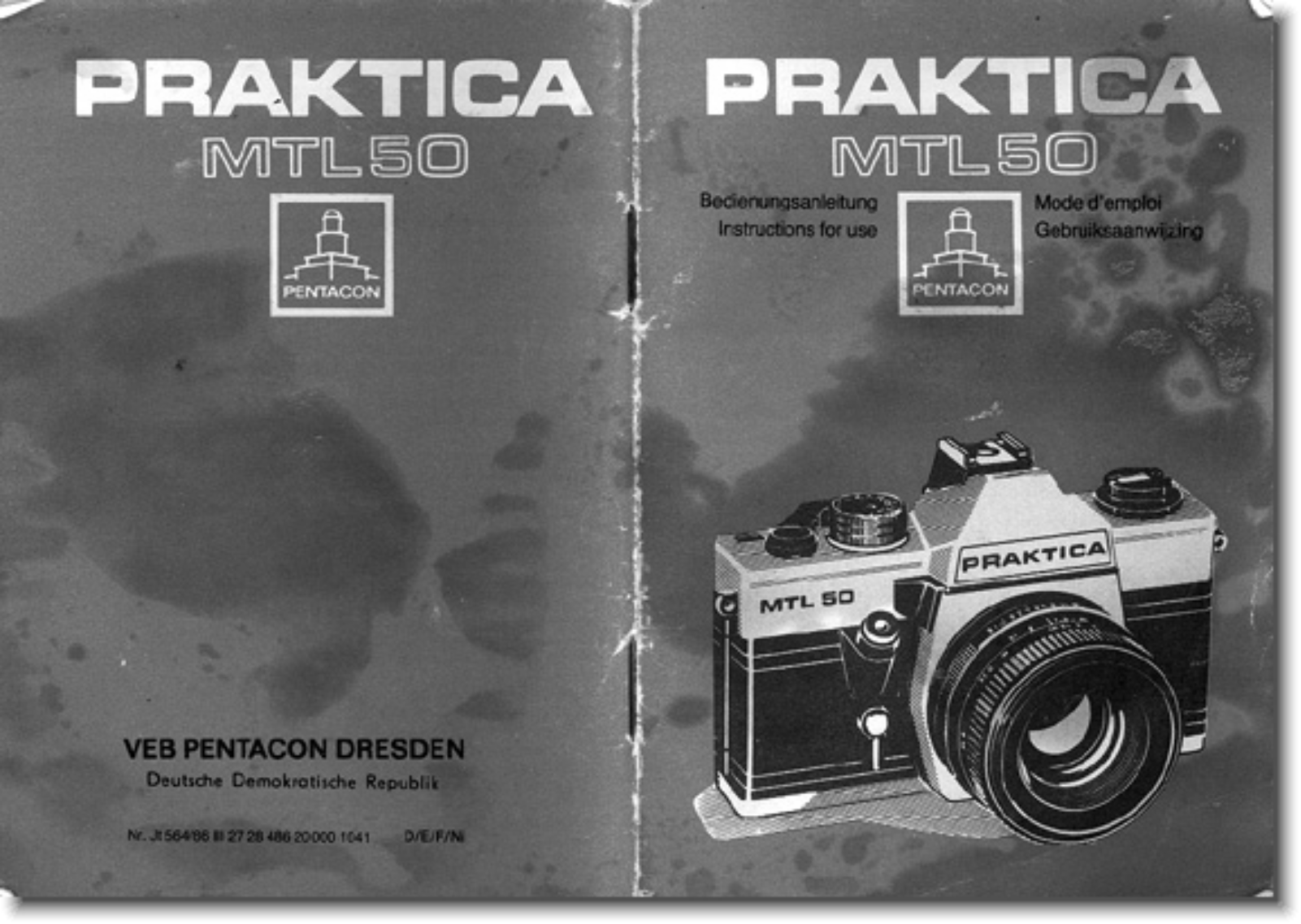 PRAKTICA MTL 50 Instruction Manual