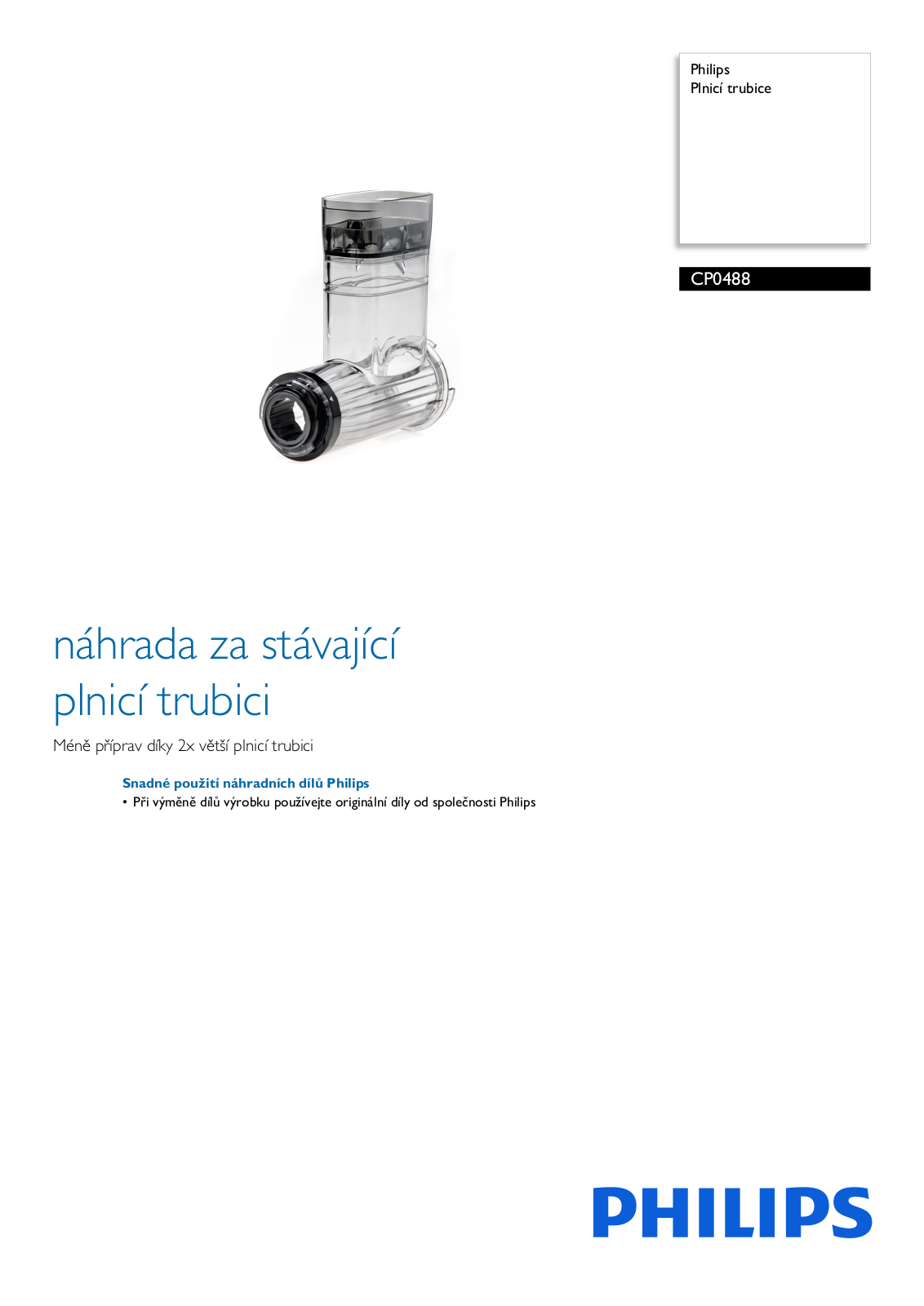 Philips CP0488/01 Leaflet - ManualMachine.com
