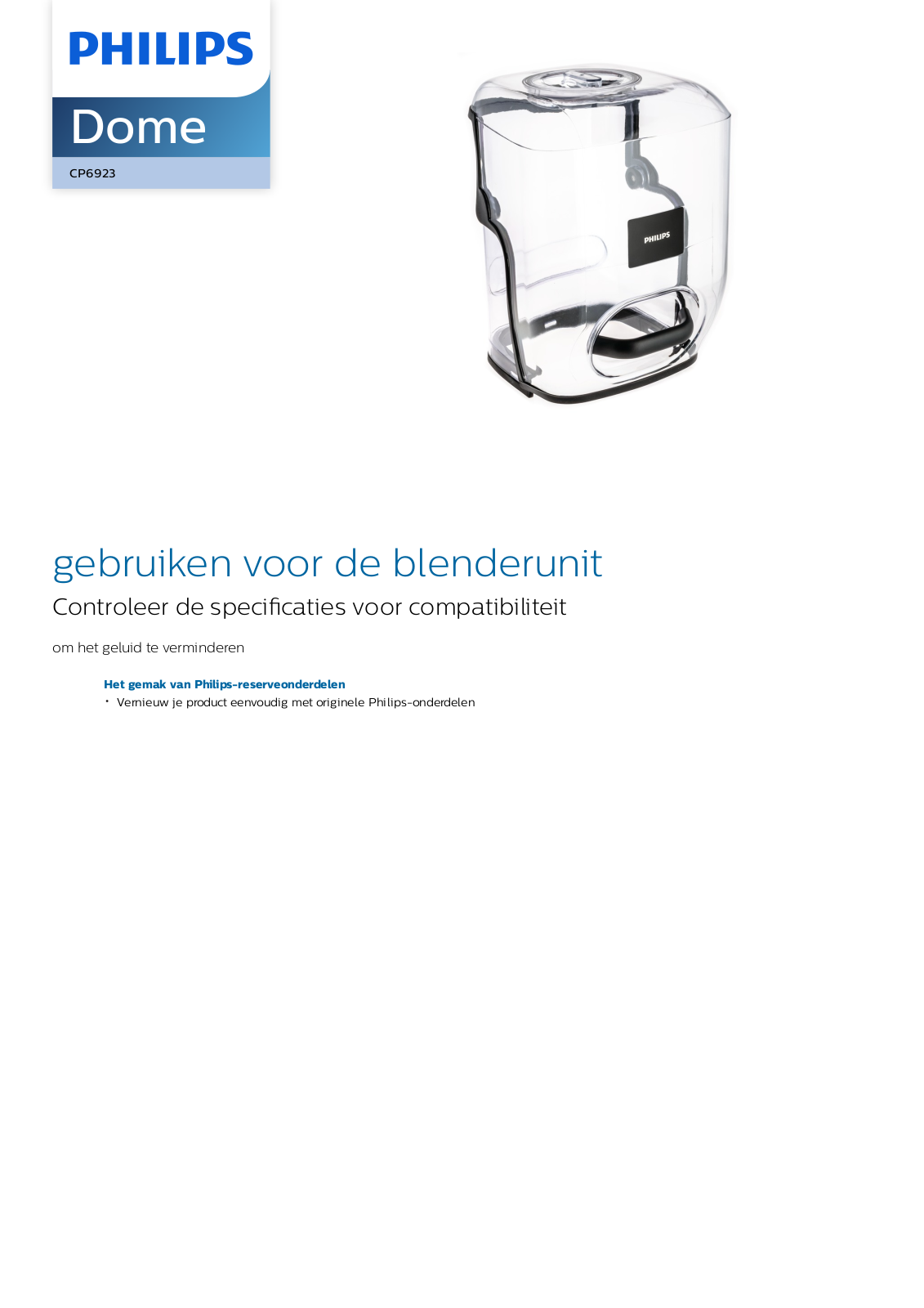 Philips CP6923/01 Leaflet - ManualMachine.com