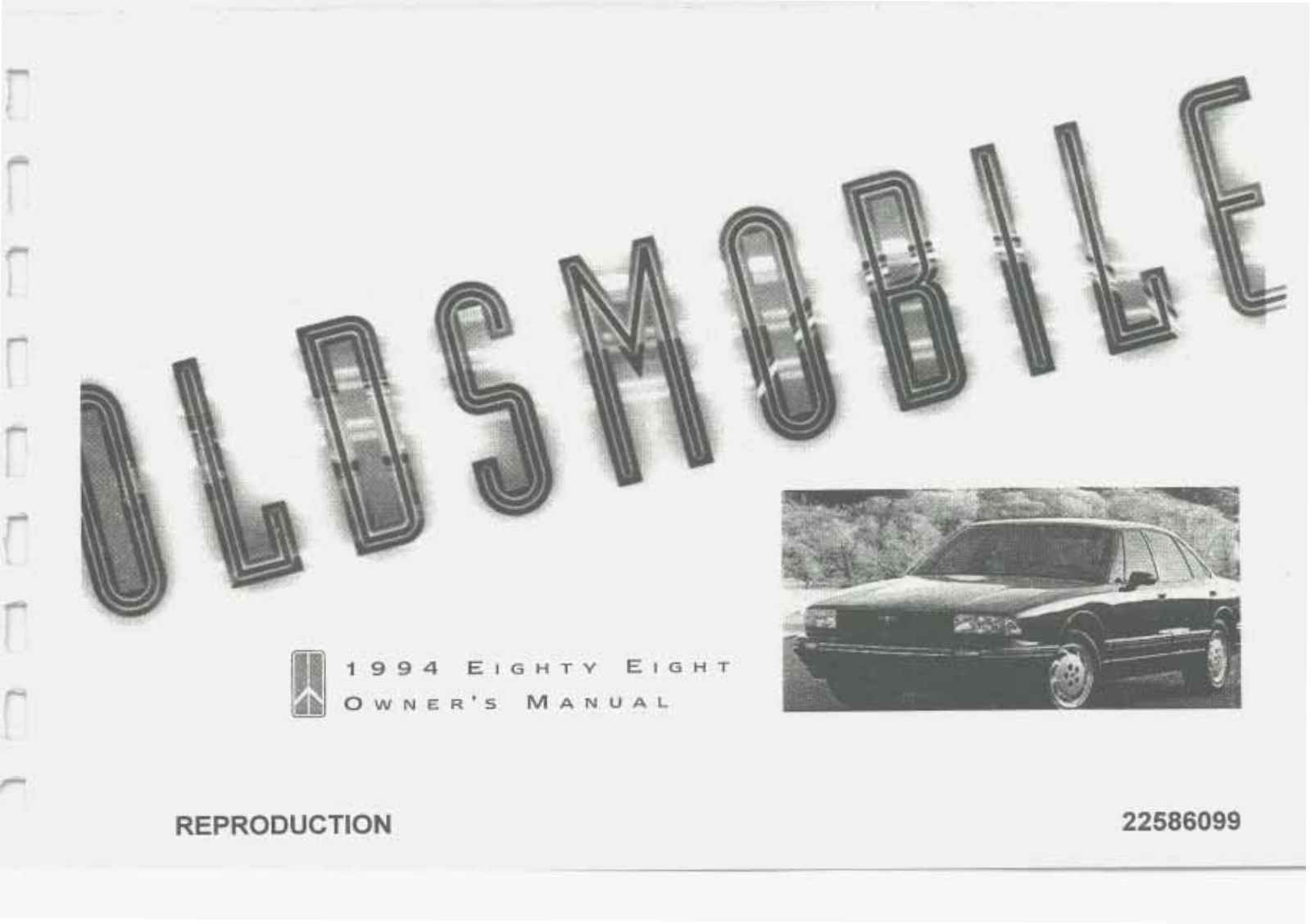 Oldsmobile EIGHTY EIGHT 1994 Owner Manual