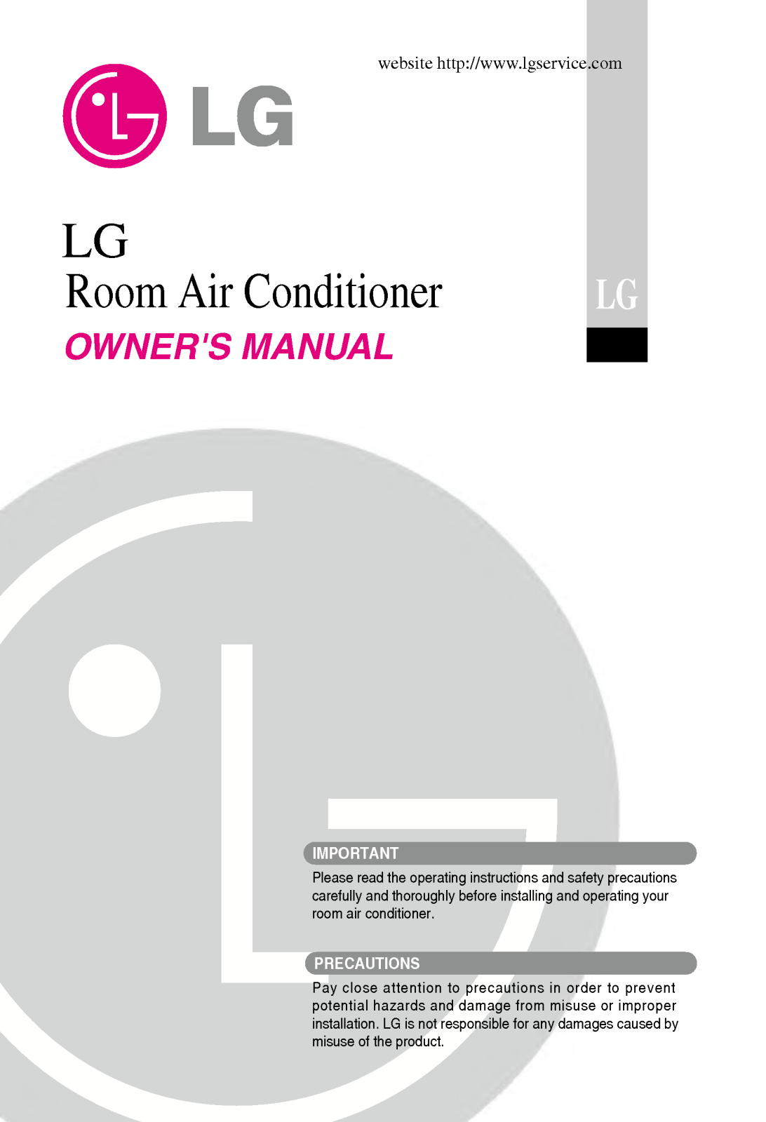 LG LWC1996QCD User Manual