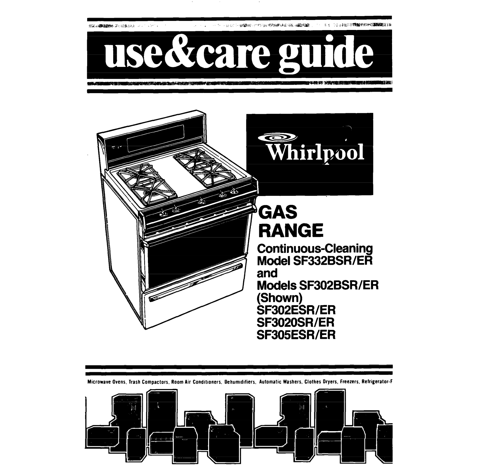 Whirlpool SF332BER, SF332BSR, SF3020ER, SF3020SR, SF302BER User Manual - ManualMachine.com
