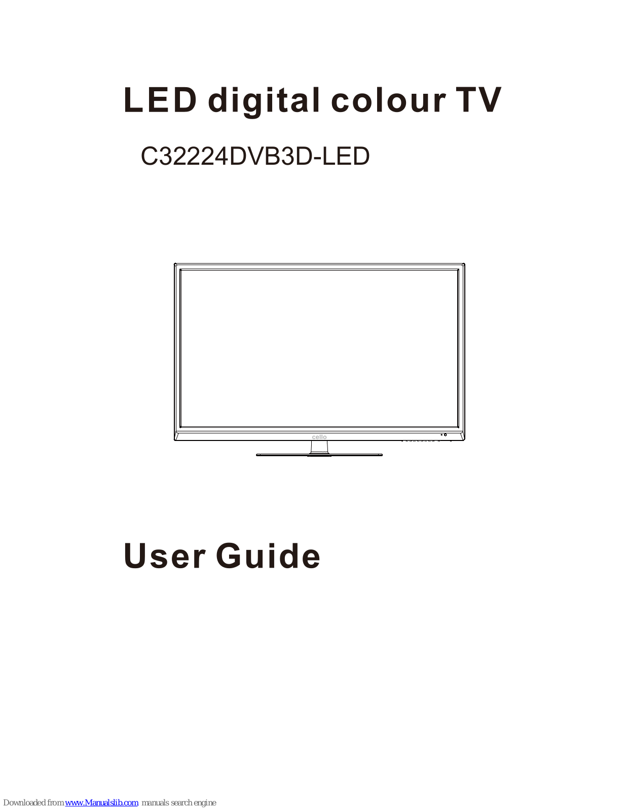 TruSurround HD C32224DVB3D-LED User Manual