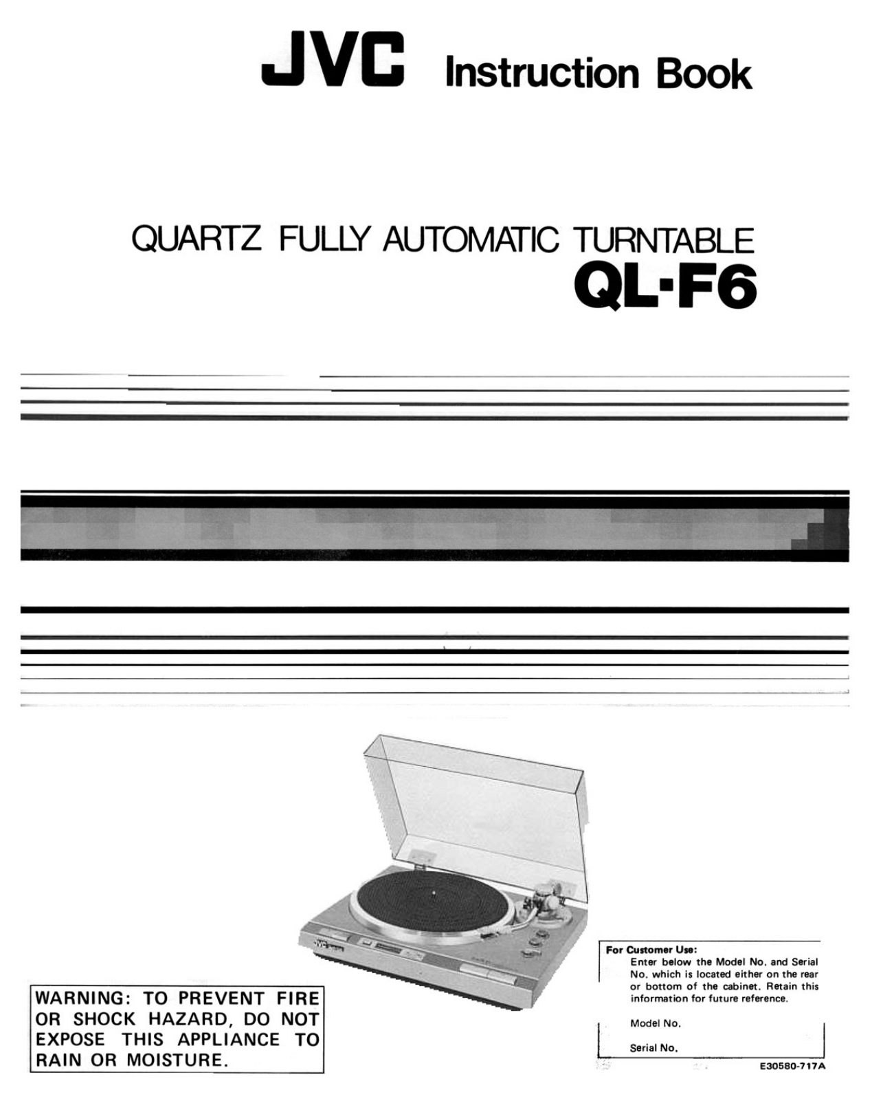 JVC QLF-6 Owners manual