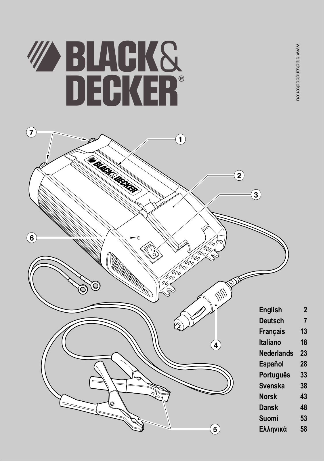 Black & Decker Bdv066 Instruction Manual