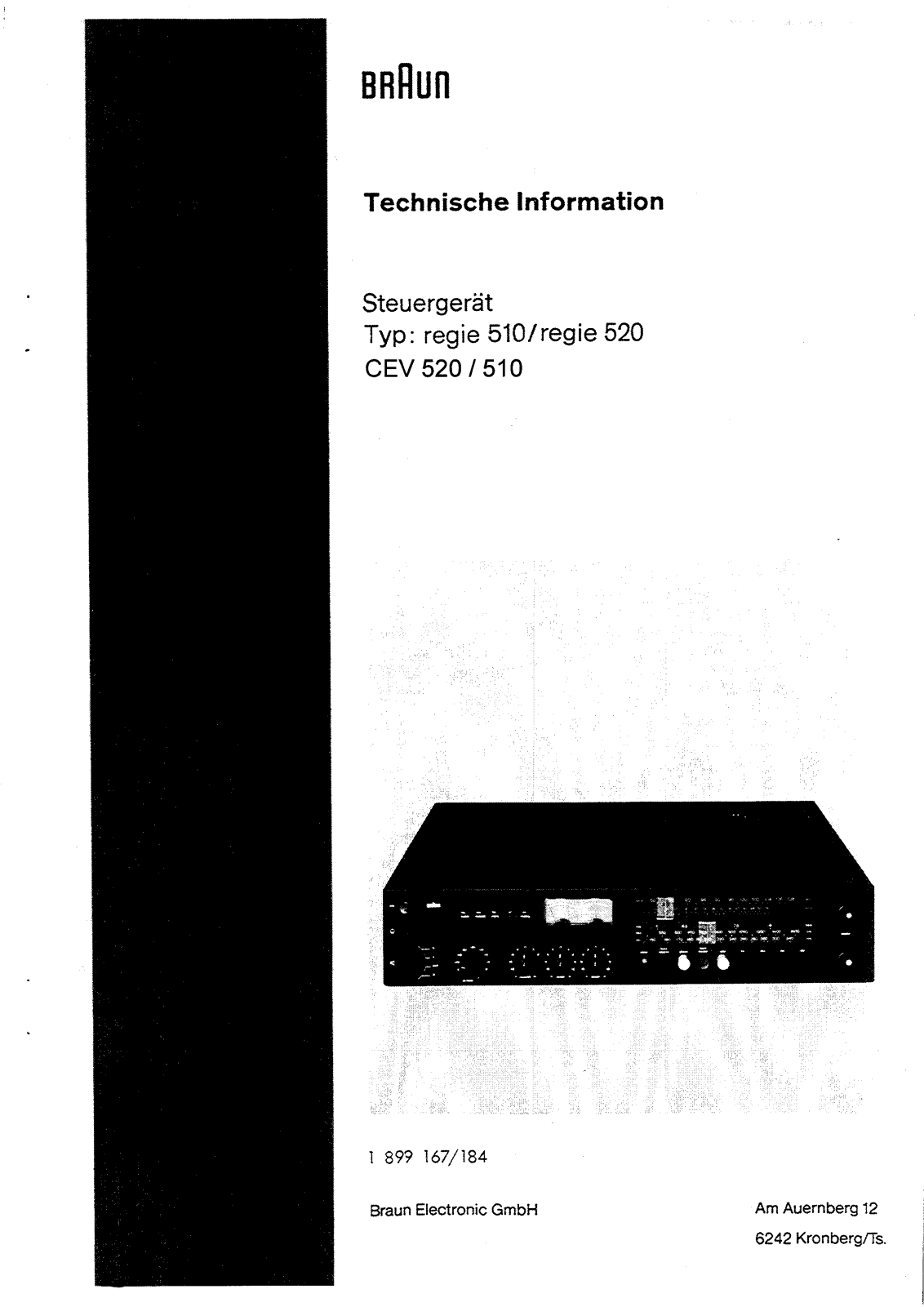 Braun regie 510, regie 520 Service Manual