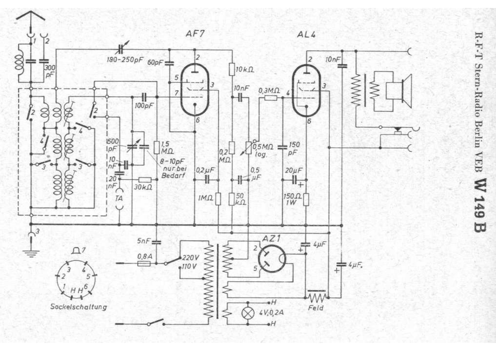 Berlin w149b schematic