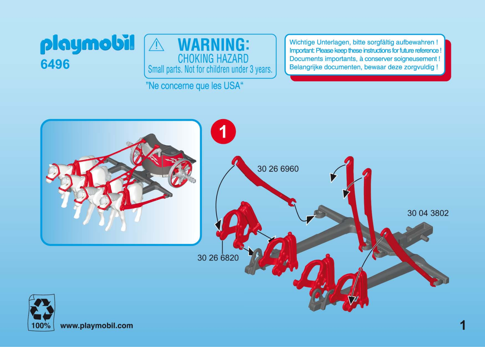 Playmobil 6496 Instructions