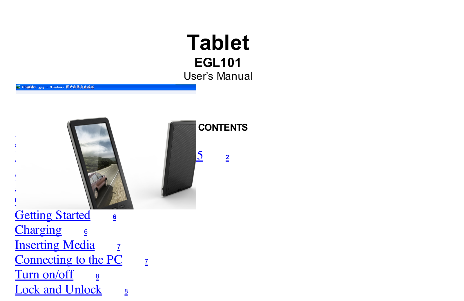 Ematic EGL101 User Guide