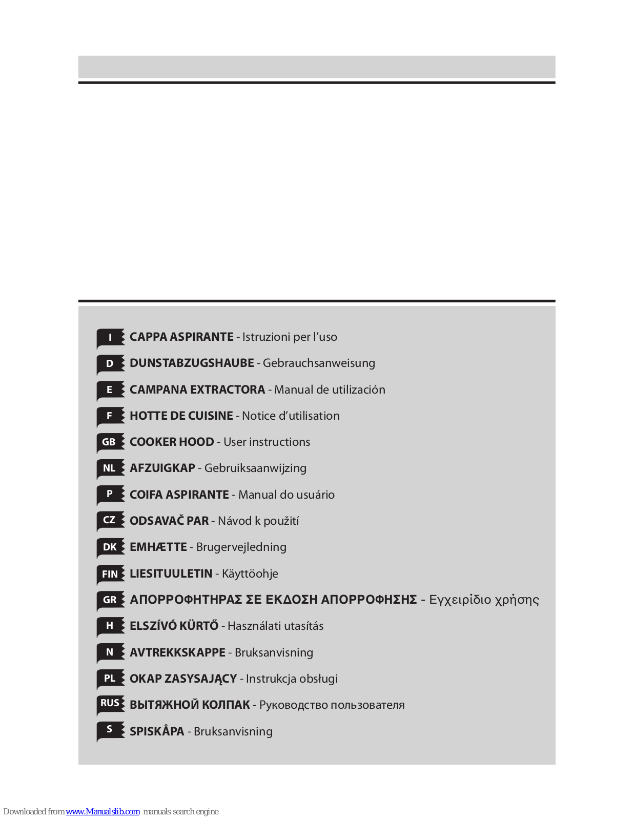 Euro Appliances ES3H60S User Instructions