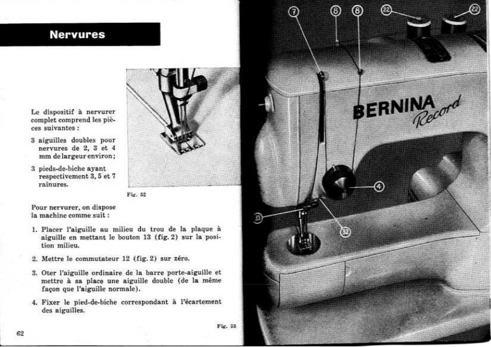 BERNINA RECORD 530532 User Manual