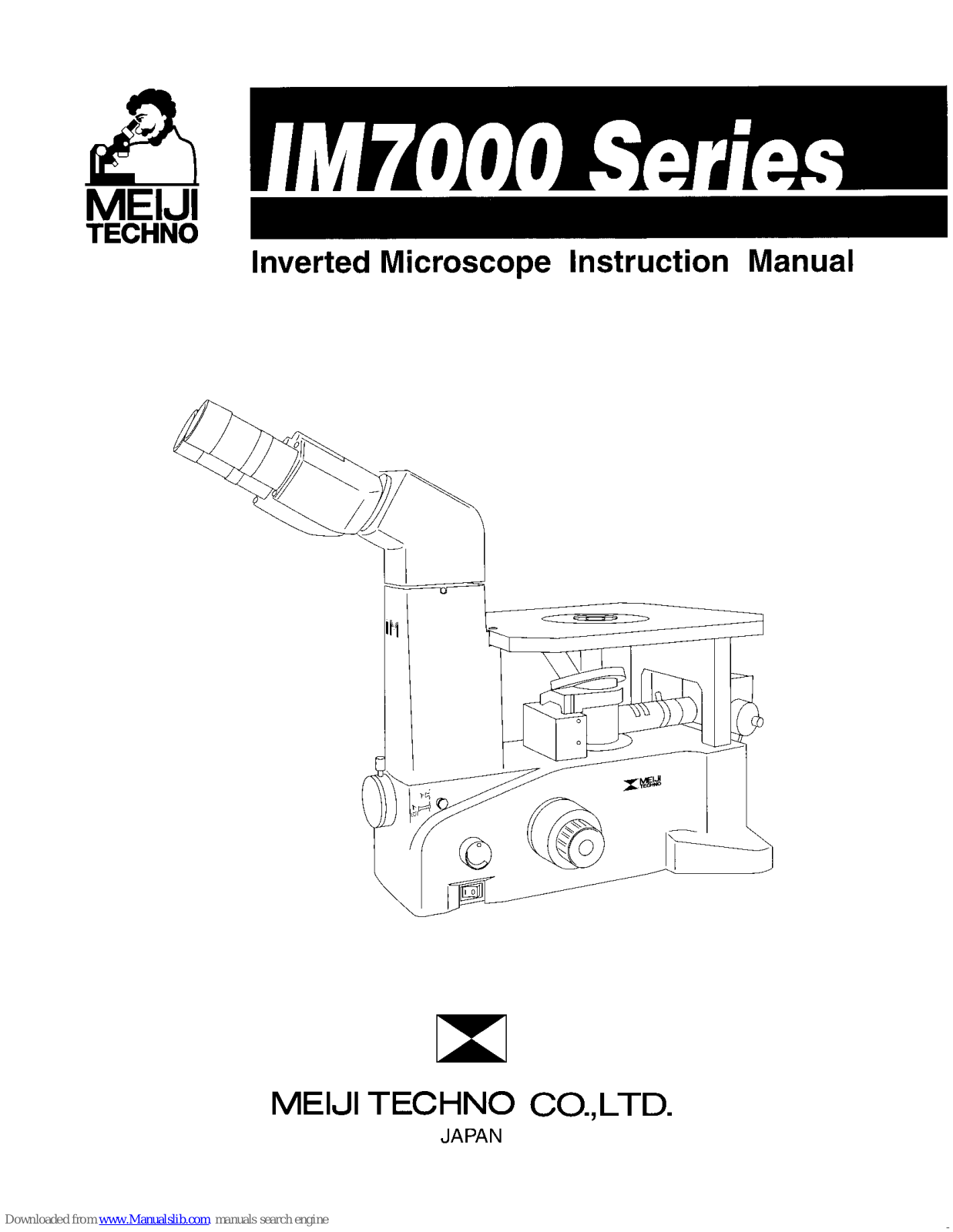 Meiji Techno IM700 Instruction Manual