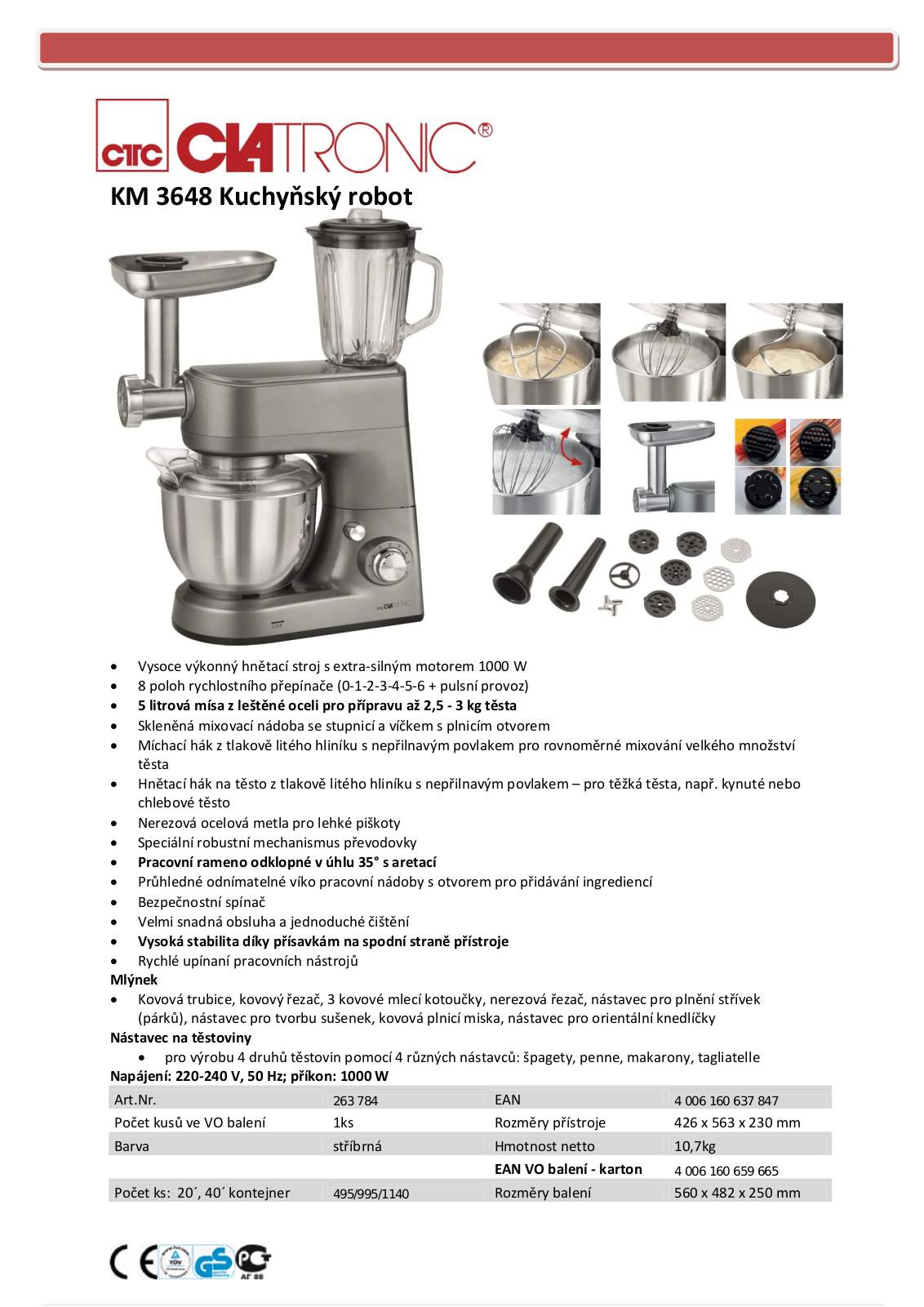 Clatronic KM 3648 User Manual