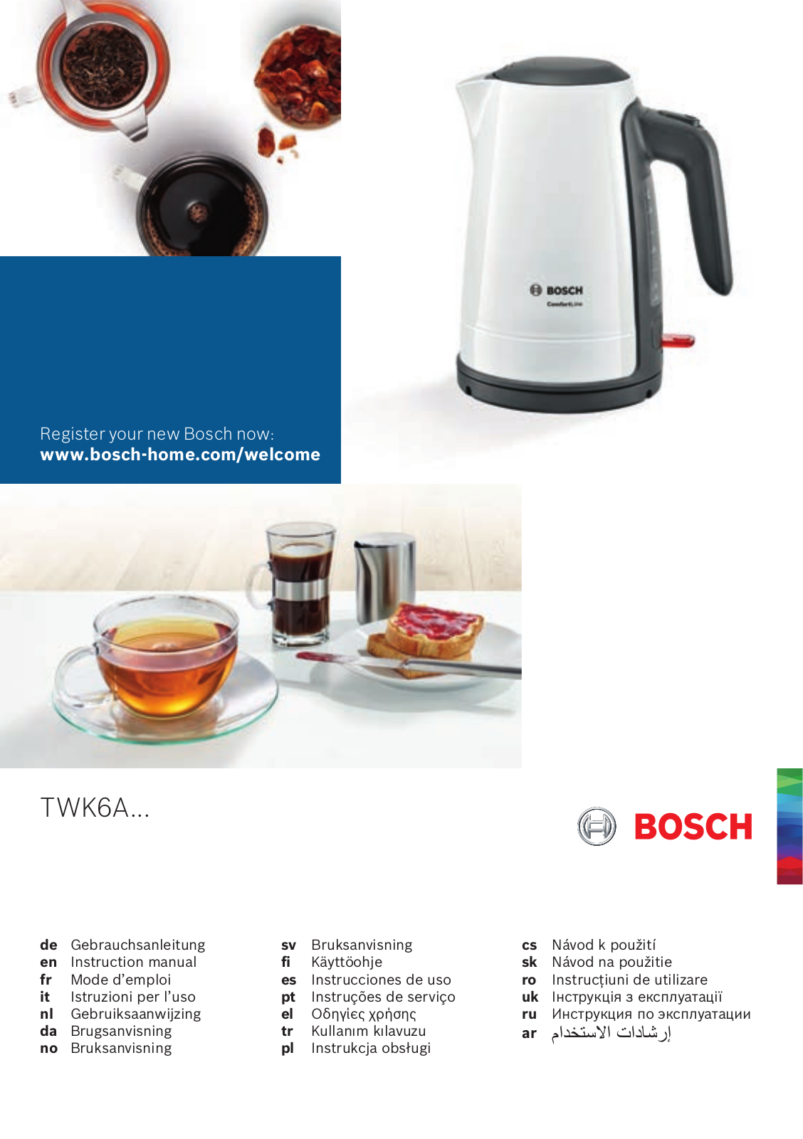Bosch TWK6A011 User Manual