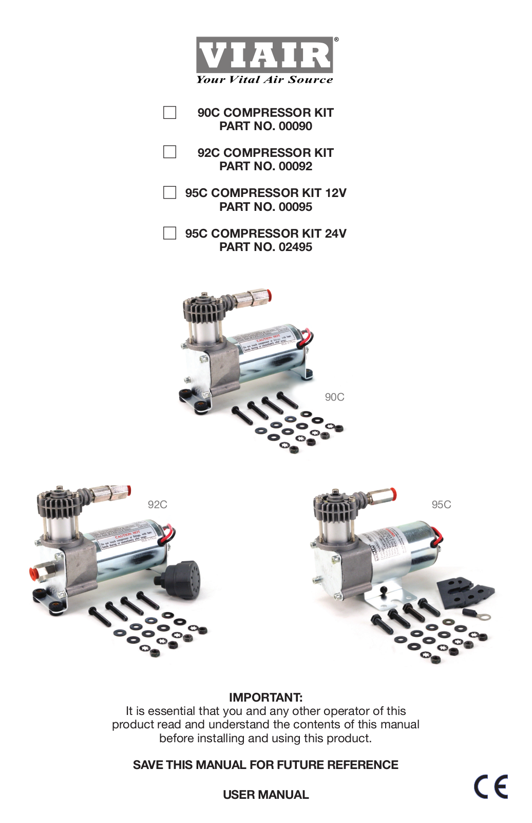 VIAIR 95C User Manual