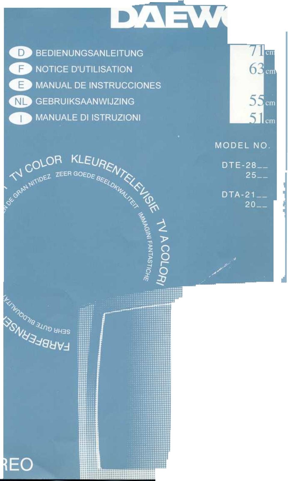 DAEWOO DTE28A7 User Manual - ManualMachine.com