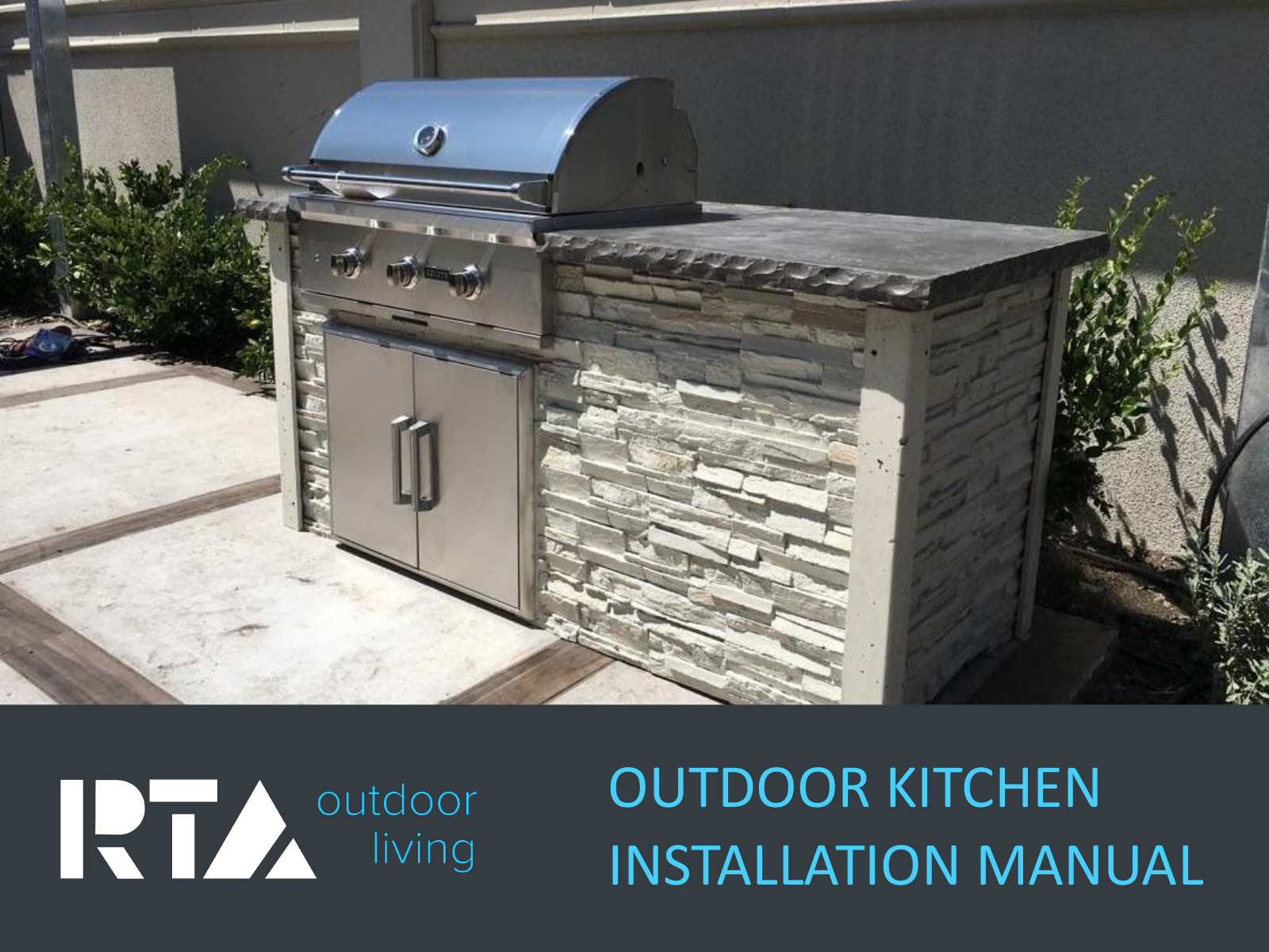 RTA Outdoor Living RTACG8PRW, RTACG8RW, RTACG6PWWB, RTACG6PRW, RTACG6RW Installation Manual