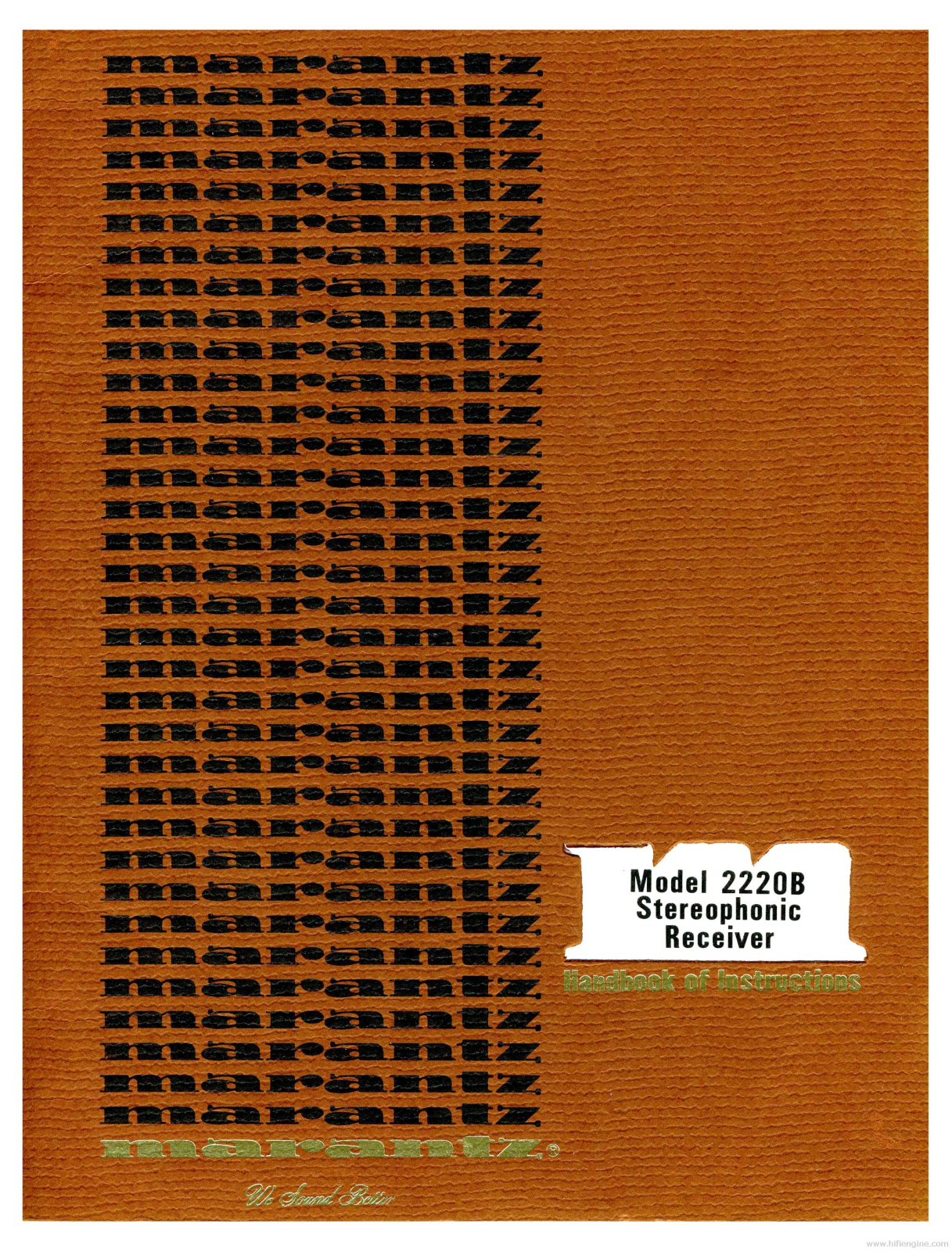 Marantz 2220B User Manual