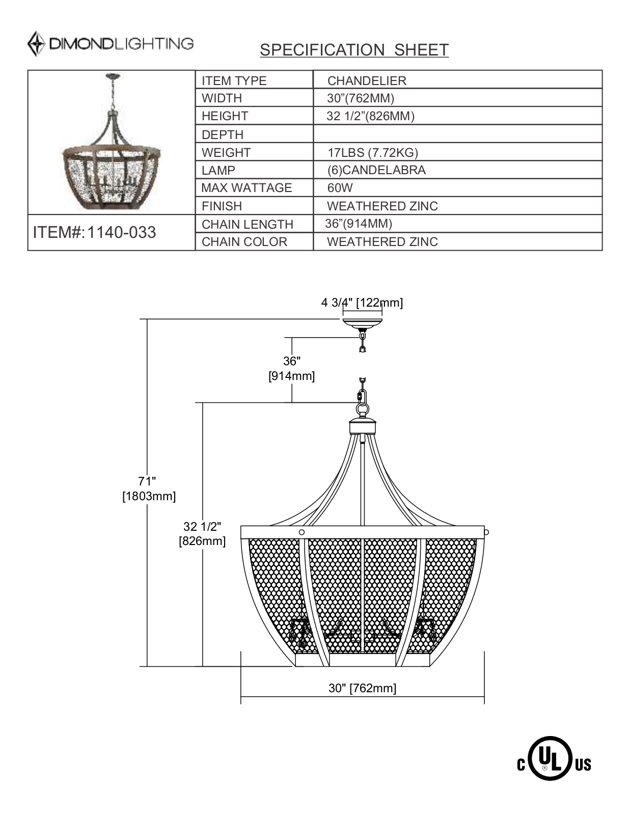 ELK Home 1140033 User Manual