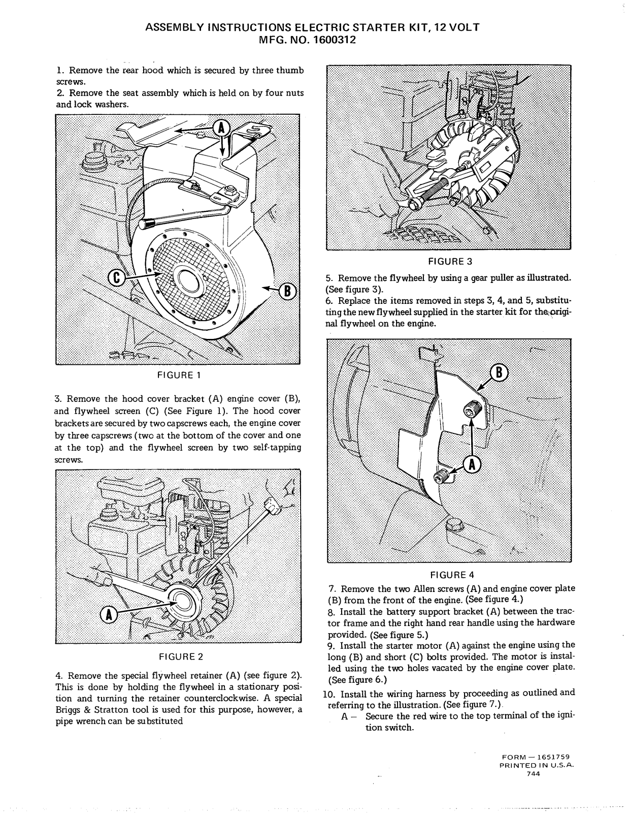 Snapper 1600312 User Manual