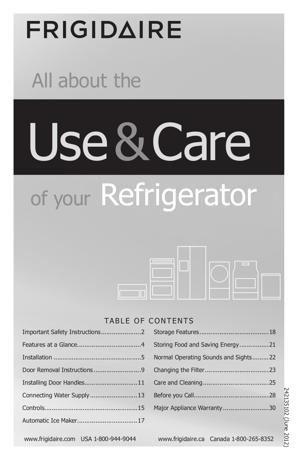 Frigidaire FPHG2399MF, FGUS2632LP, FGUS2645LF, FGUN2642LF, FGUS2632LE User Manual