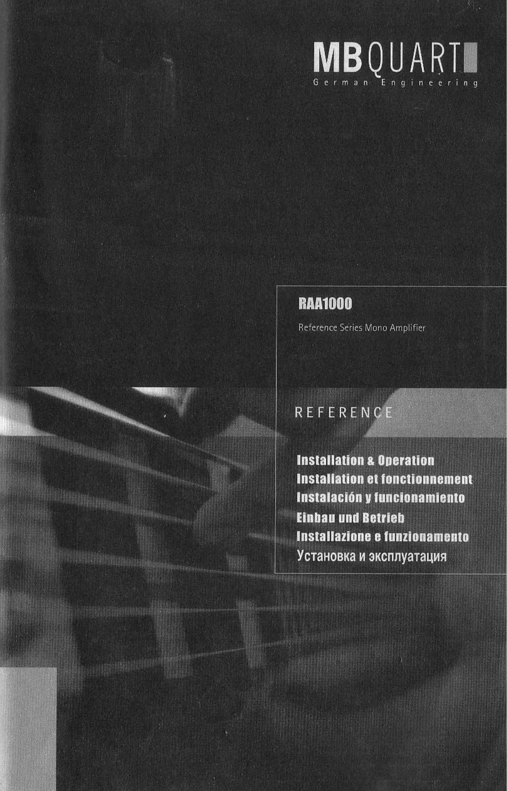 MB QUART RAA1000 User Manual - ManualMachine.com