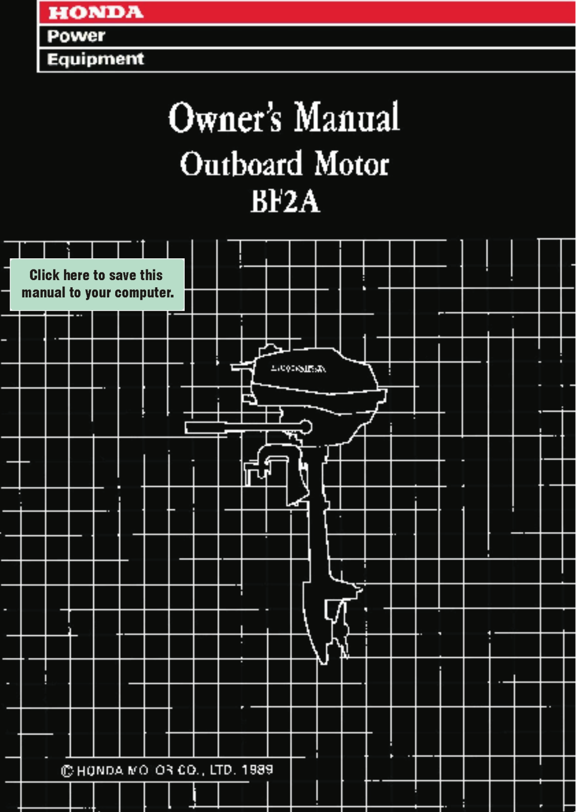 Honda Power Equipment BF2A User Manual - ManualMachine.com