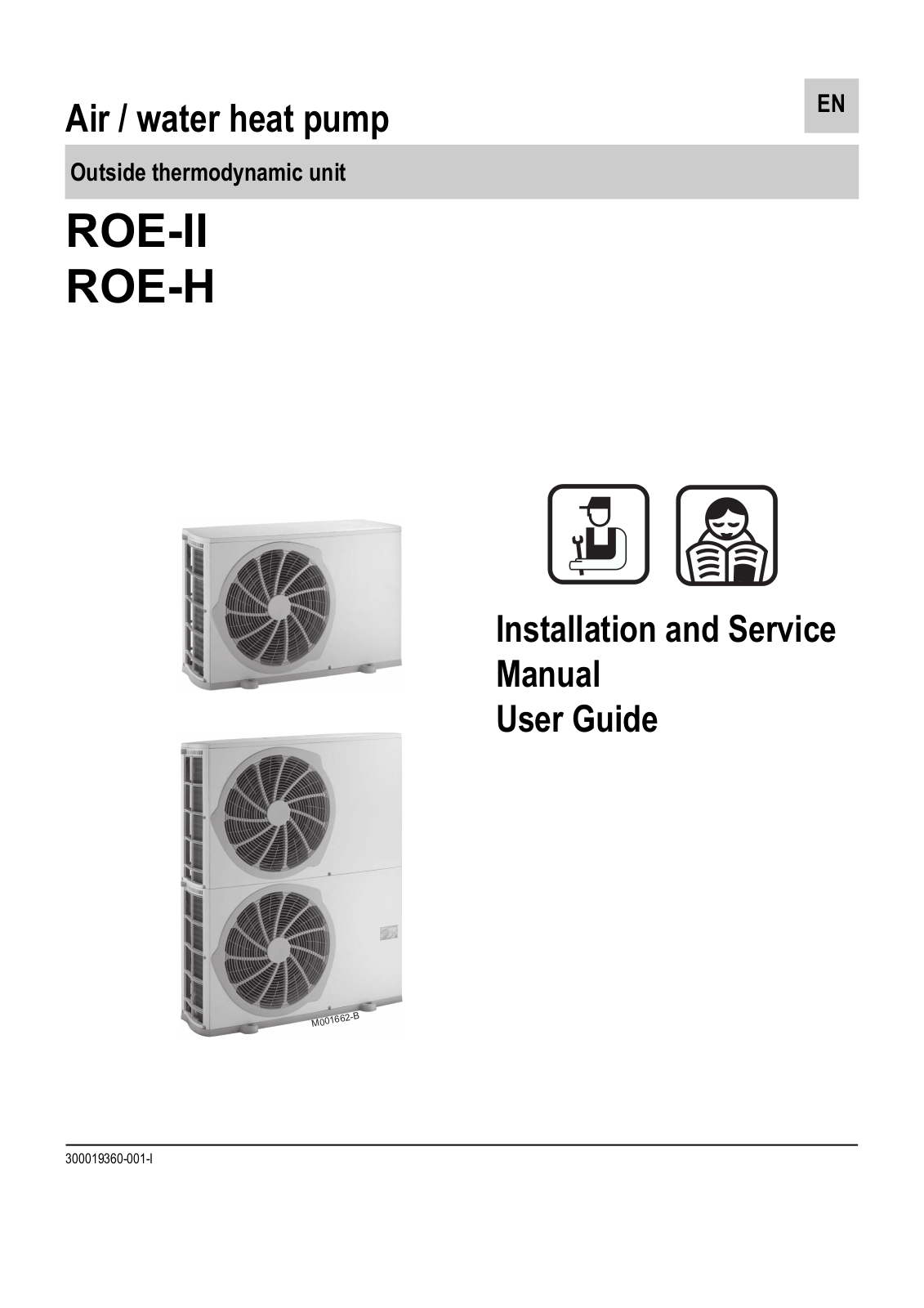 DE DIETRICH ROE-II, ROE-H User Manual