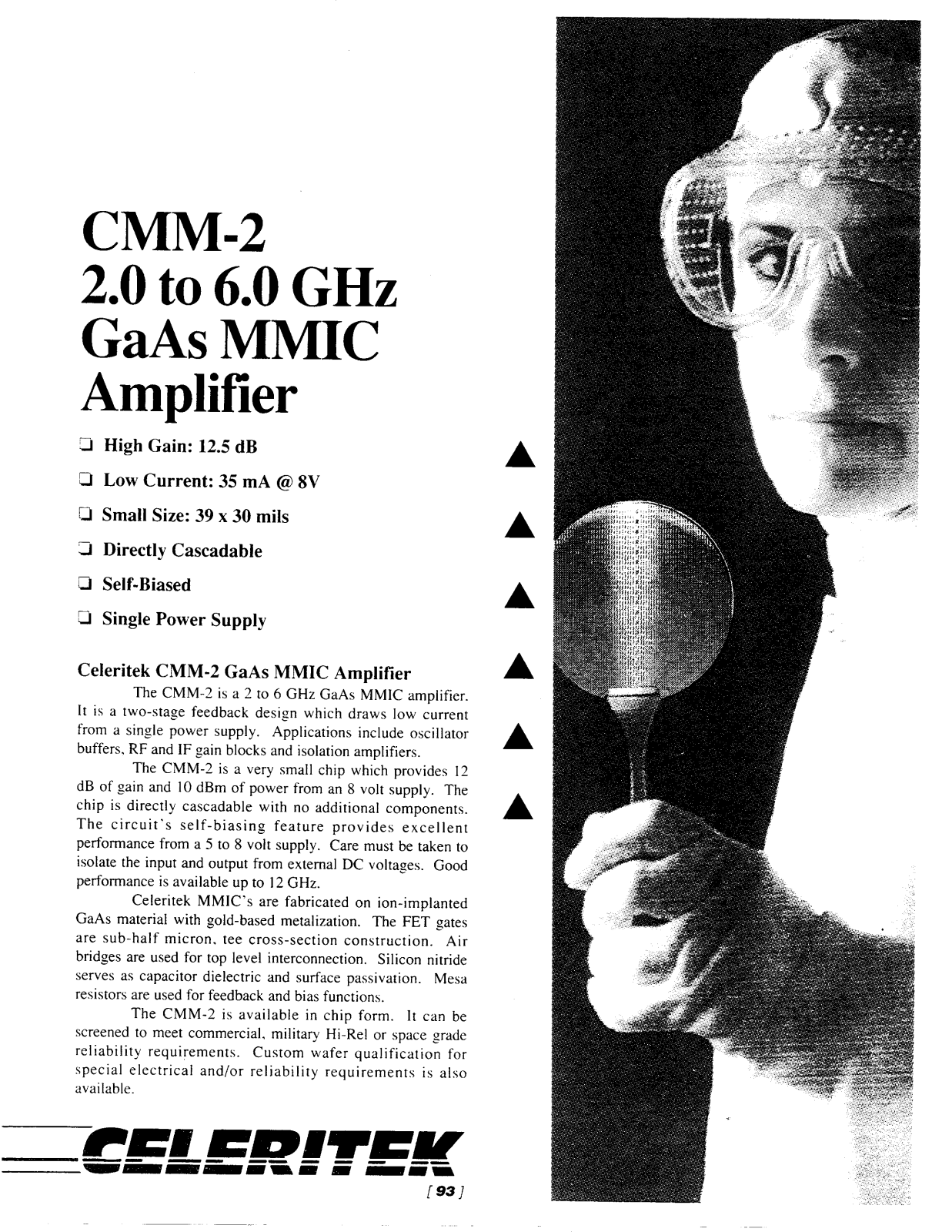 CELER CMM-2 Datasheet