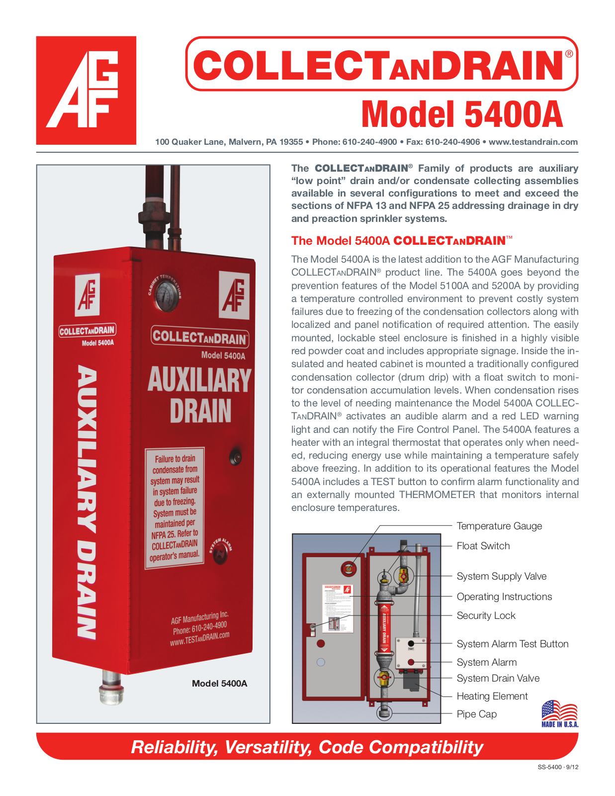 AGF Manufacturing 5400A User Manual