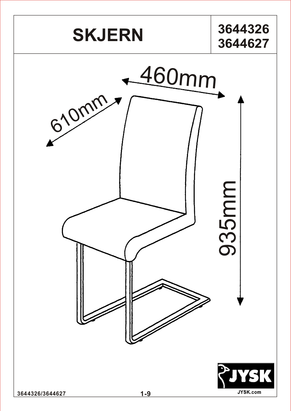 JYSK Skjern User Manual