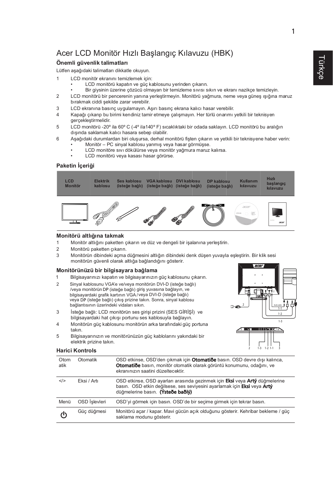 Acer V243PWL User Manual