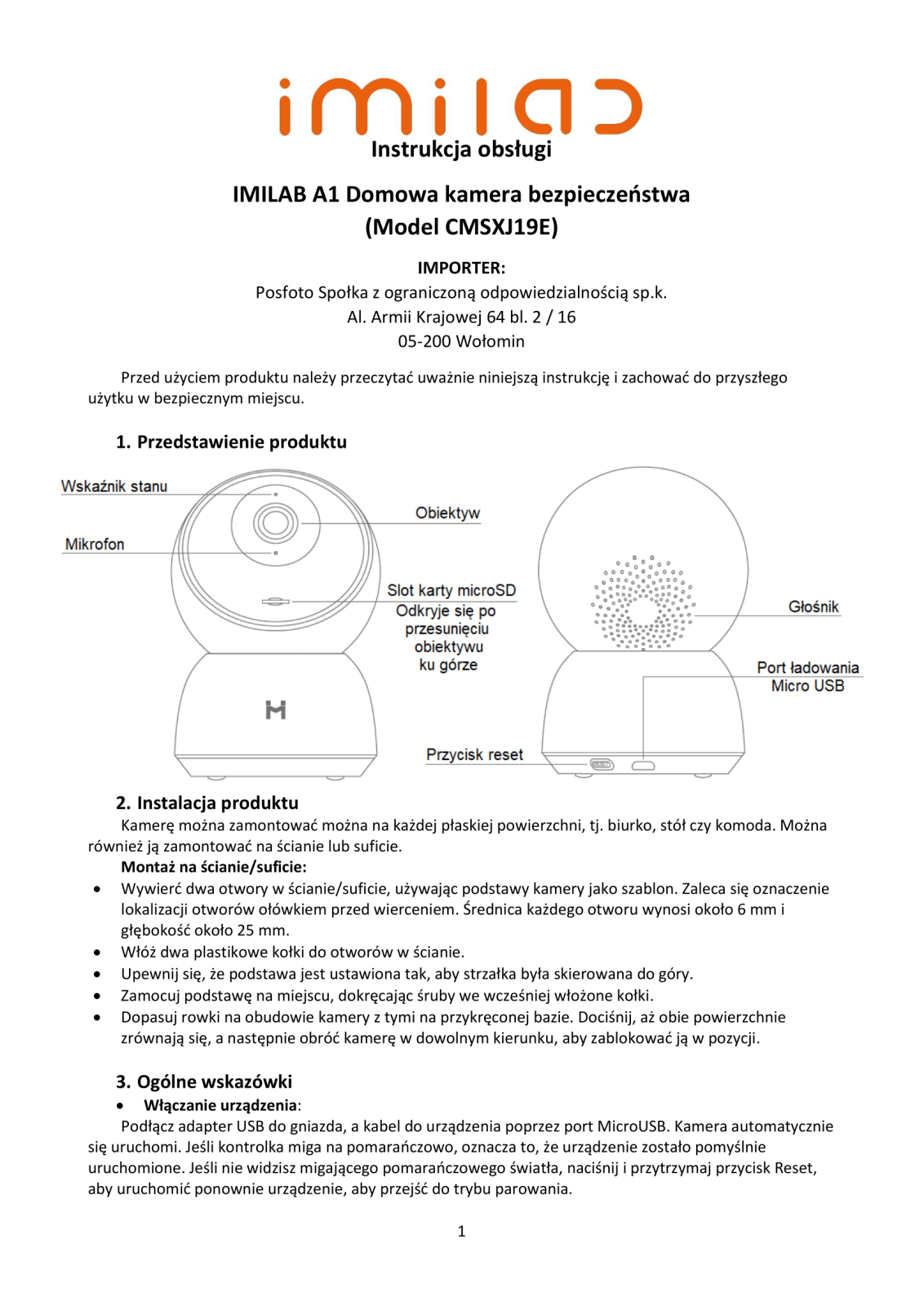 IMILAB A1 User guide - ManualMachine.com